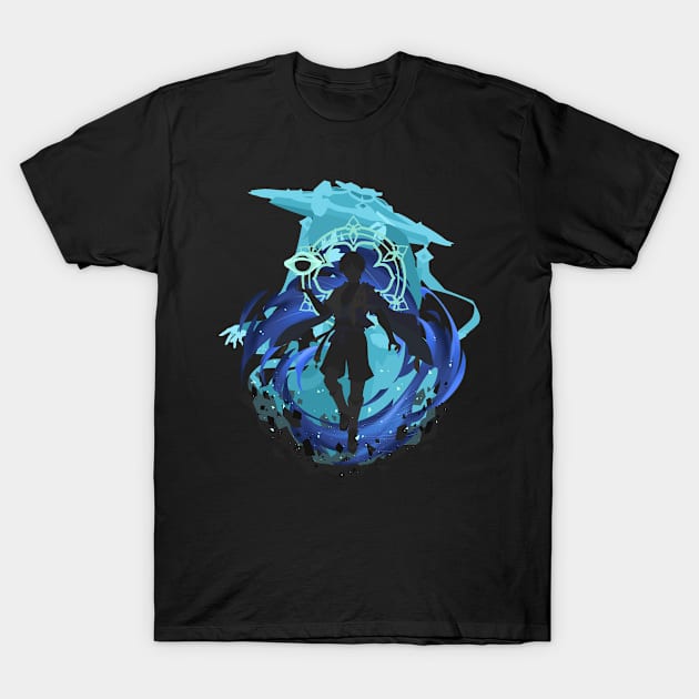 Wanderer Genshin Impact T-Shirt by amrivora